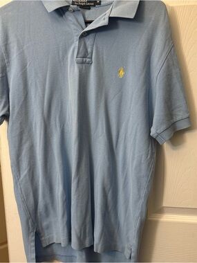 Ralph Lauren Light Blue Polo with Yellow Pony